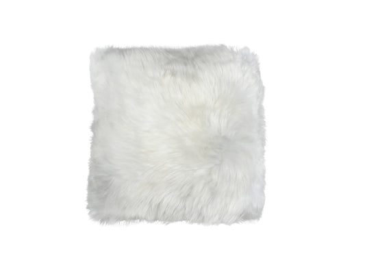 NZ Sheepskin Cushion - Ivory
