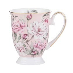 Raspberry Rose Mug  - Pink