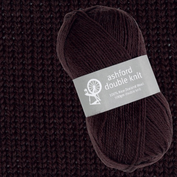 Ashford Double Knit NZ Wool - Chocolate