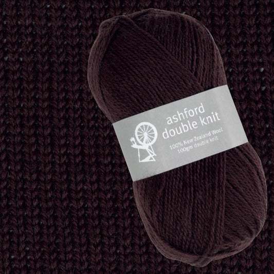 Ashford Double Knit NZ Wool - Chocolate