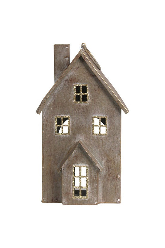 Christmas Tealight Cottage - Champagne Large