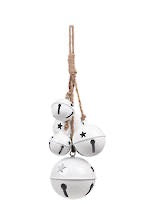 Sleigh Bells Cluster - White Enamel