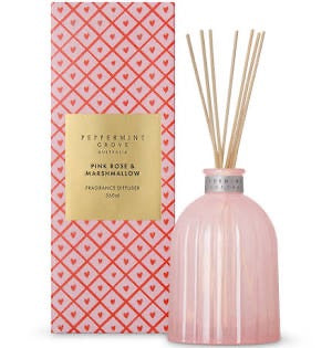 Peppermint Grove Diffuser 350ml - Pink Rose and Marshmallow