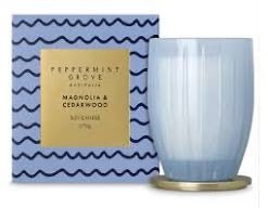 Peppermint Grove 370g Candle - Magnolia and Cedarwood