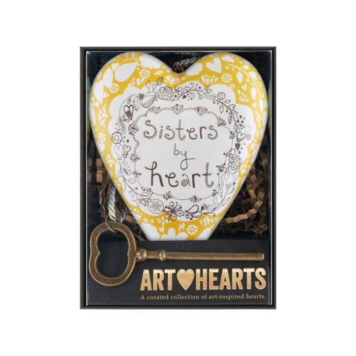 Demdaco Art Heart - Sisters by Heart