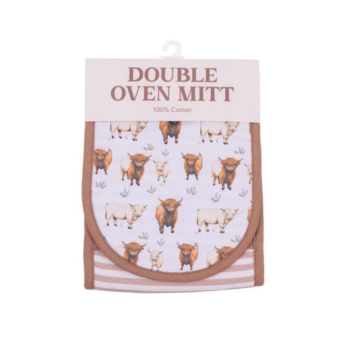Highland Cow Oven Mitt