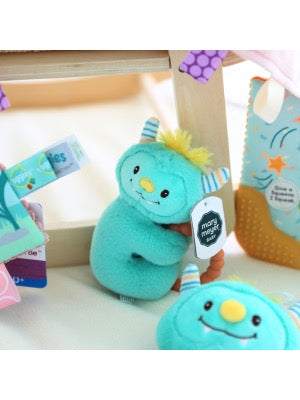 Mary Meyer Taggies Mookie Monster Teether Rattle