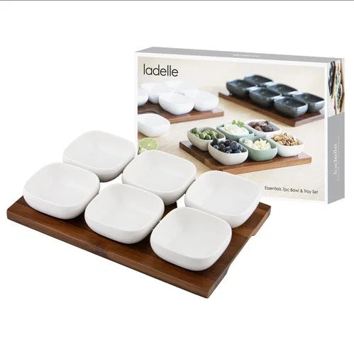 Essentials 7 Piece Serving and Tray Set