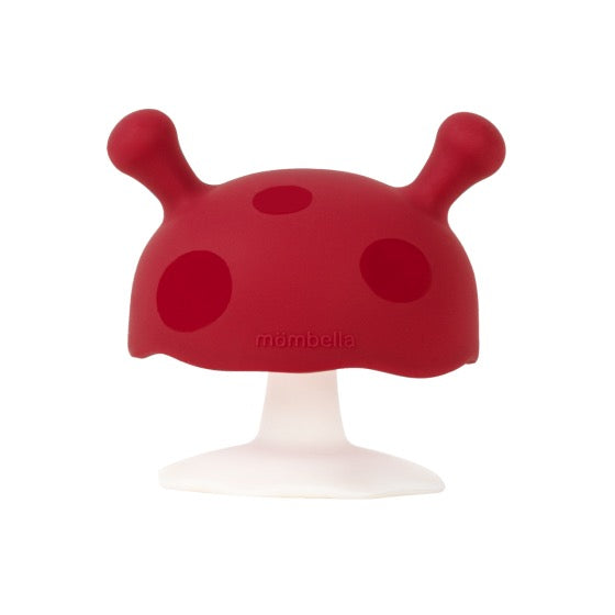 Mombella Mushroom Teether - Red