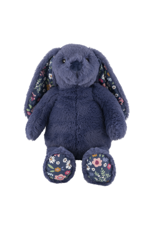 Lily and George Flopsy Bunny Toy - Floral Sapphire