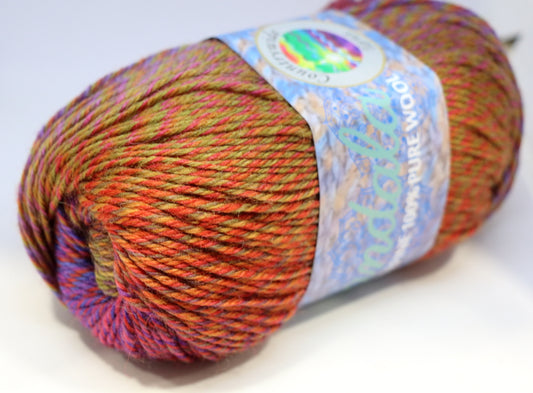 Countrywide Mandala 8 ply - Purple Red