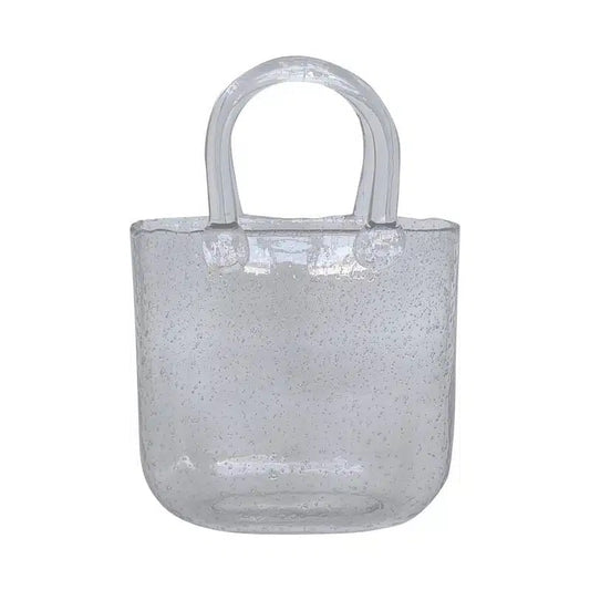 Glass Handbag Vase - Le Forge