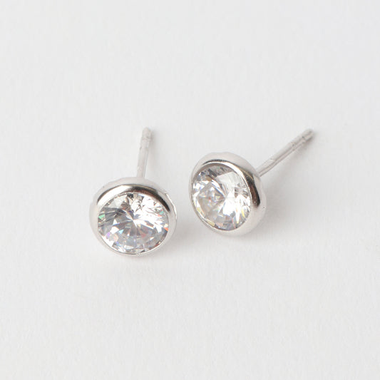 Celeste CZ Studs - Le Forge