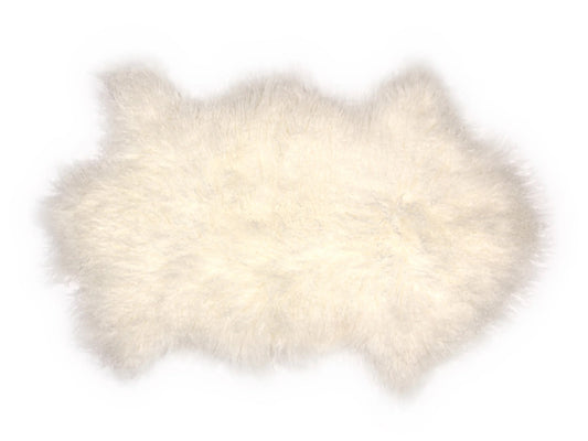 Tibetan Sheepskin Rug - Ivory