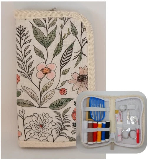 Travel Sewing Kit - Cream