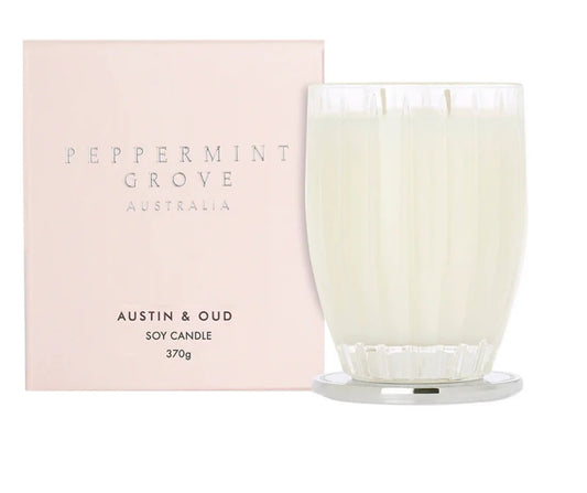 Peppermint Grove Candle 310g - Austin and Oud