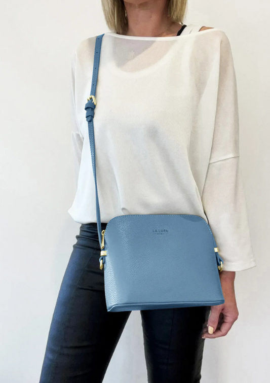 La Lupa Italian Leather Handbag -  Claudia
