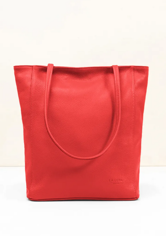 La Lupa Italian Leather Handbag - Luna Tote