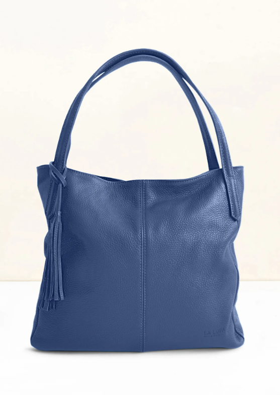 La Lupa  - Lucia Tote Blue