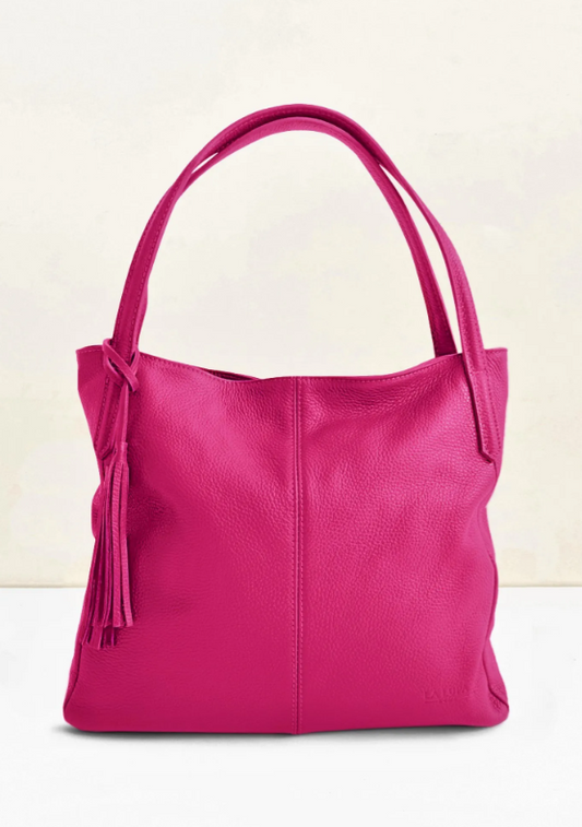 La Lupa Italian Leather Handbag - Lucia Tote