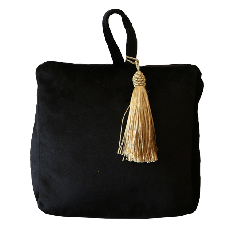 Doorstop - Black velvet