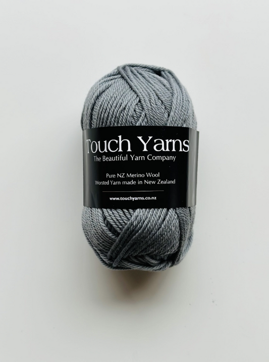 Touch Yarns Pure Merino 8ply / Double Knit - Schist