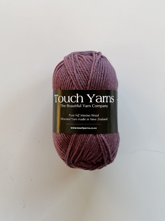 Touch Yarns Pure Merino 8ply / Double Knit – Eggplant