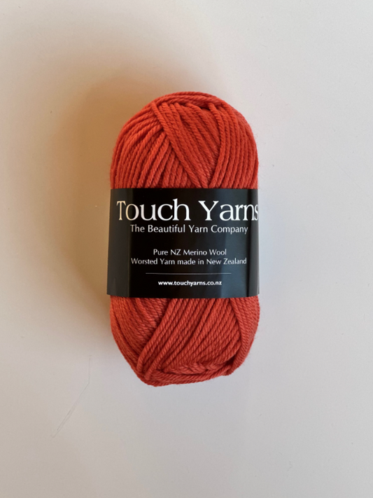 Touch Yarns Pure Merino 8ply / Double Knit – Pumpkin