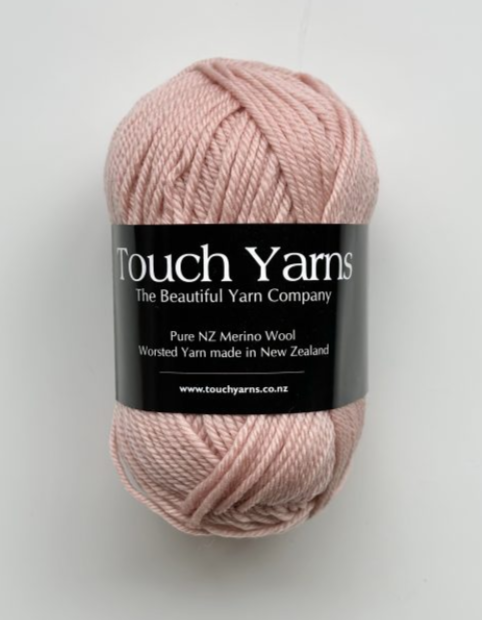 Touch Yarns Pure Merino 8ply Peony