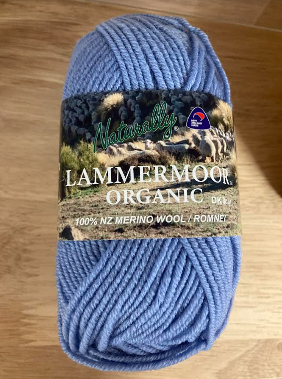 Lammermoor Organic 8ply Merino – Bluebell