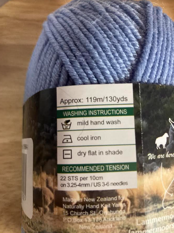 Lammermoor Organic 8ply Merino – Bluebell