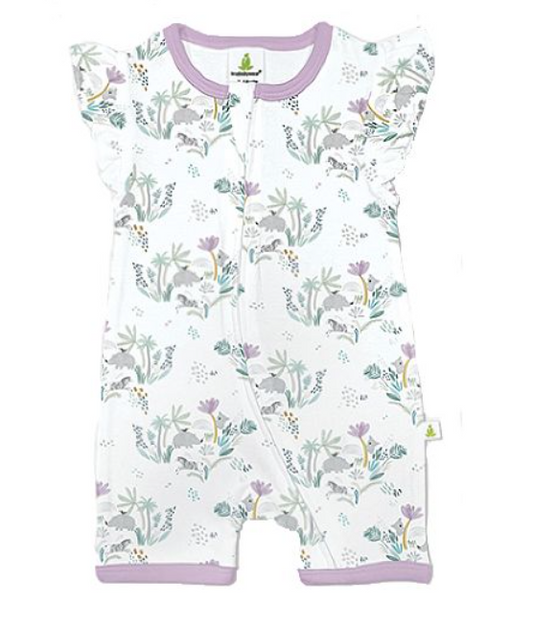 Short Sleeve Zipsuit - Madagascar