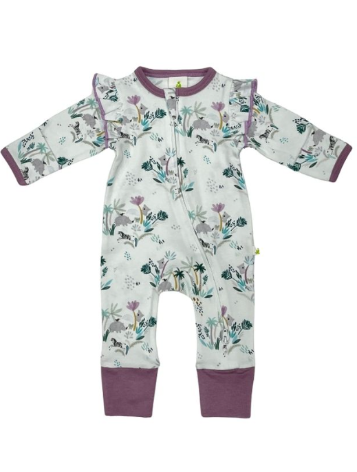 Long Sleeve Zip Suit - Madagascar