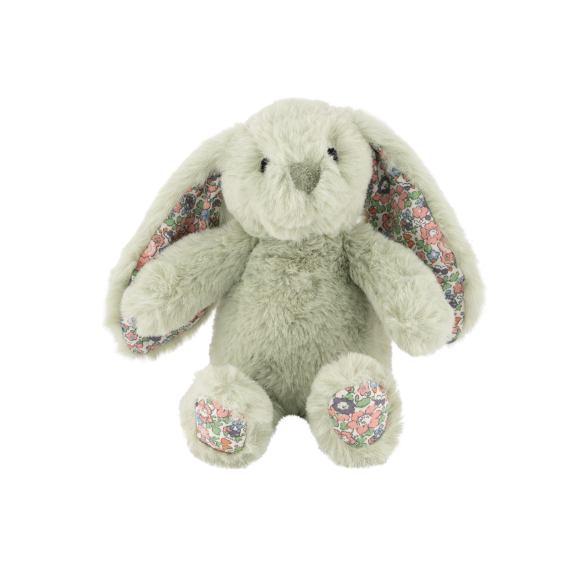 Lily and George Littlefoot Bunny toy - Floral Jade