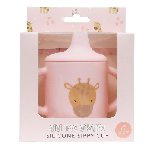 Baby Giraffe Silicone Sippy Cup