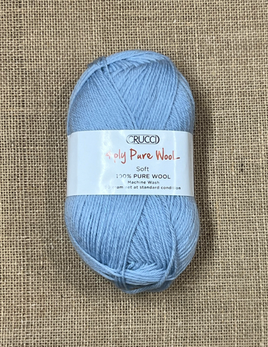 Crucci Pure Wool 4ply - Sea Foam