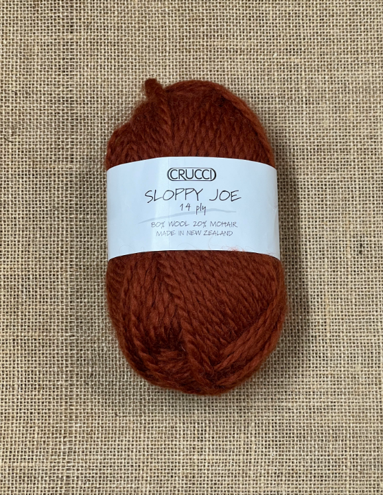 Crucci Sloppy Joe 14ply Wool - Rust