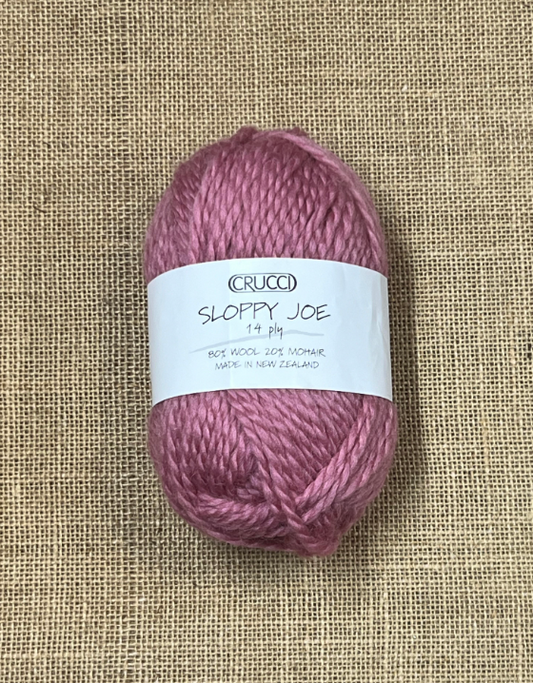 Crucci Sloppy Joe 14ply Wool – Old Rose