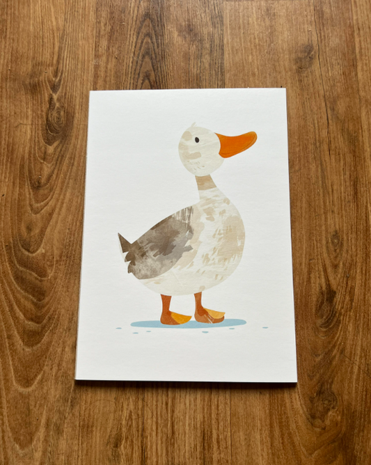 Farmyard Duck Print