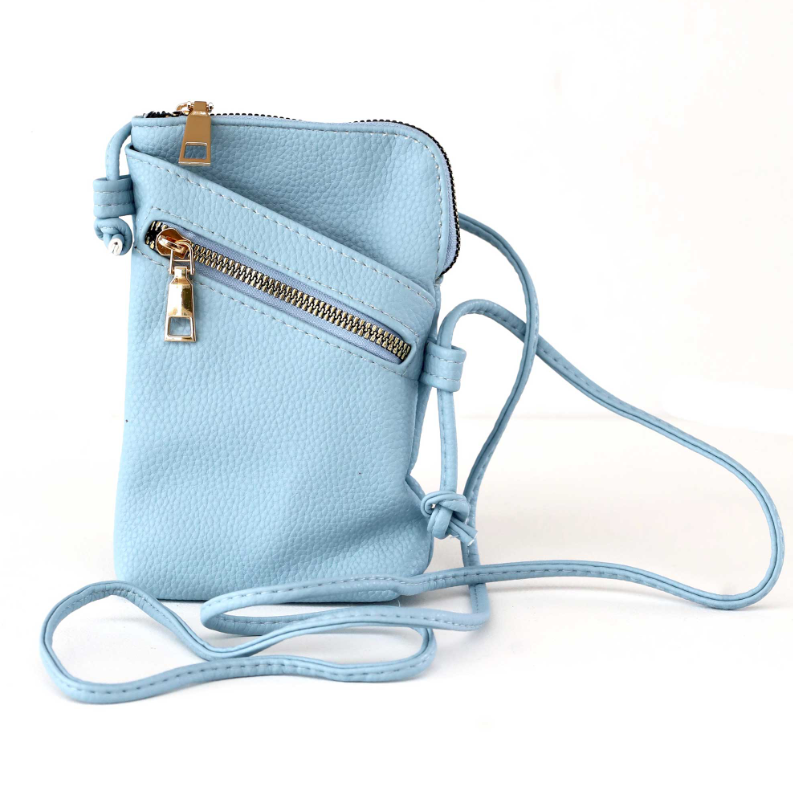 Cross Body Bag - Soft Blue