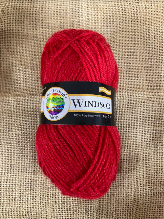 Windsor 8 ply – Red