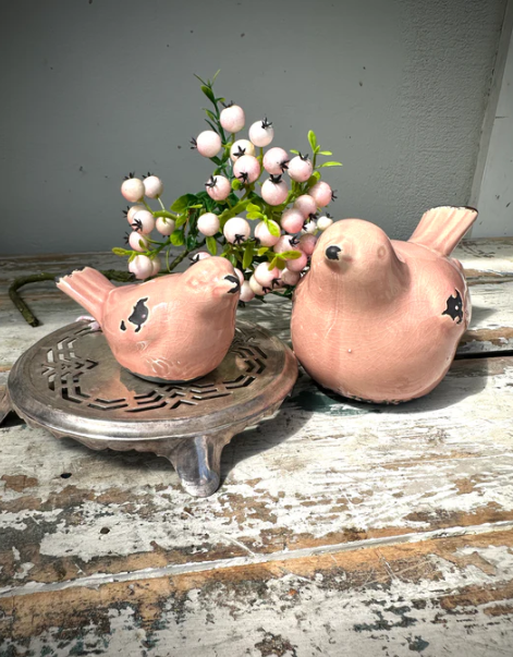 Ceramic Bird - Pink small
