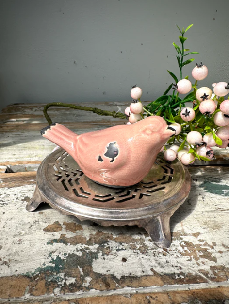 Ceramic Bird - Pink small