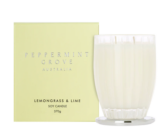 Peppermint Grove Candle - Lemongrass and Lime