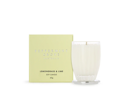 Peppermint Grove Candle 60g - Lemongrass and Lime