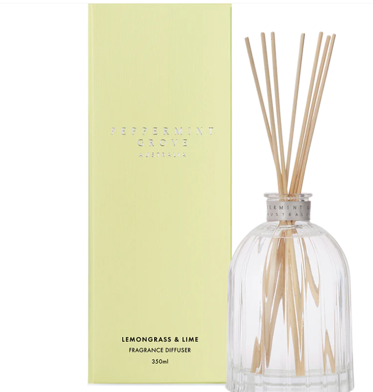 Peppermint Grove Fragrance Diffuser 350ml - Lemongrass & Lime