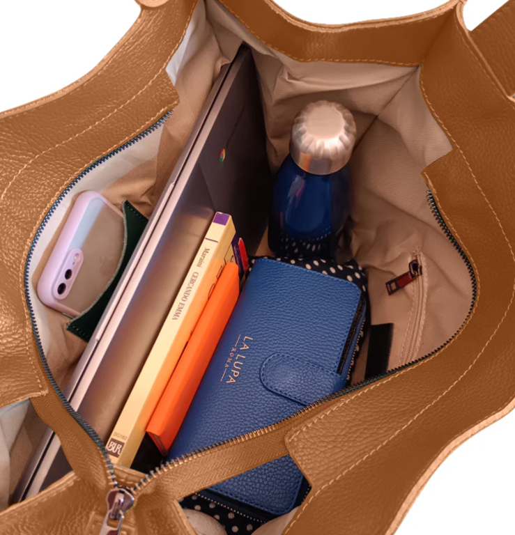 La Lupa Cassia Tote Bag - Tan