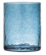 Ladelle Flynn Blue Glass Tumbler