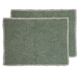 Ladelle Placemats - Moss