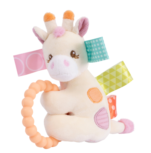 Mary Meyer Taggies Tilly Giraffe Teether Rattle